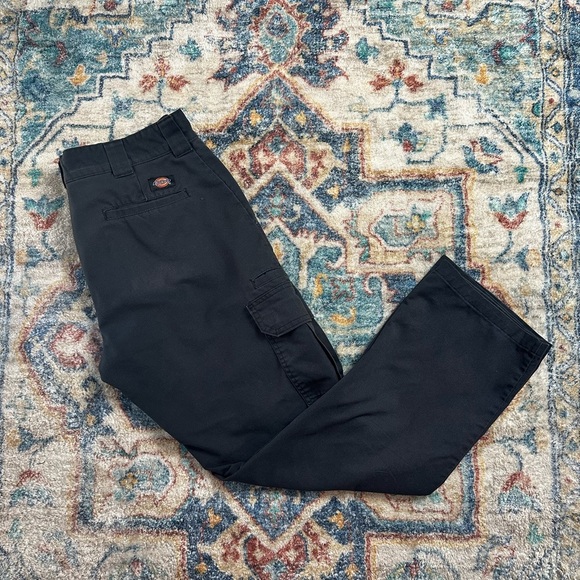 Dickies Black Straight Pants Size 35 - Picture 1 of 7